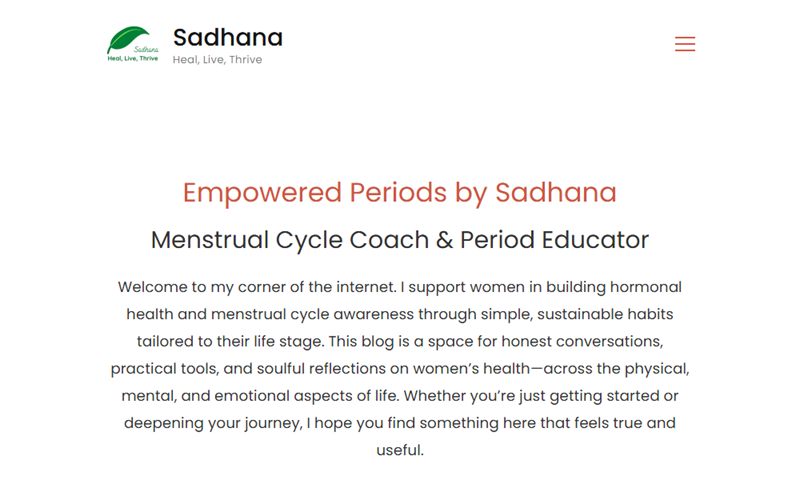 I Am Sadhana website