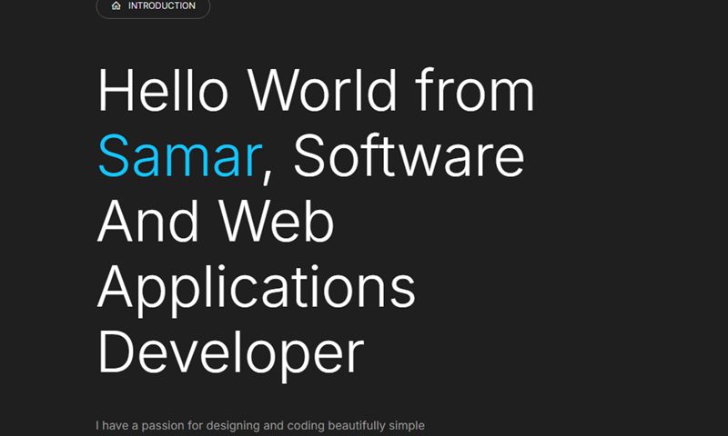 Samar Srivastava website